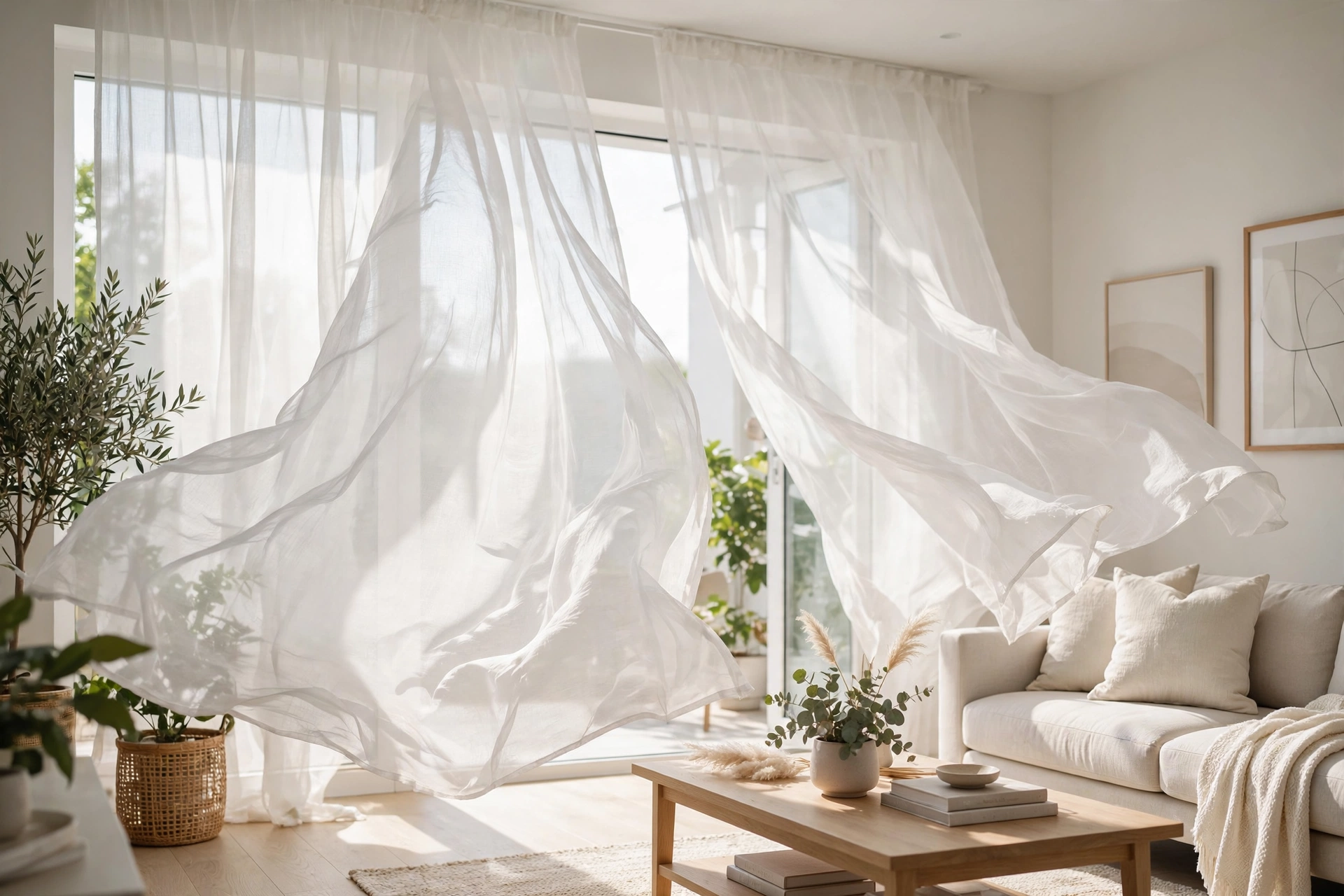 Sheer curtains